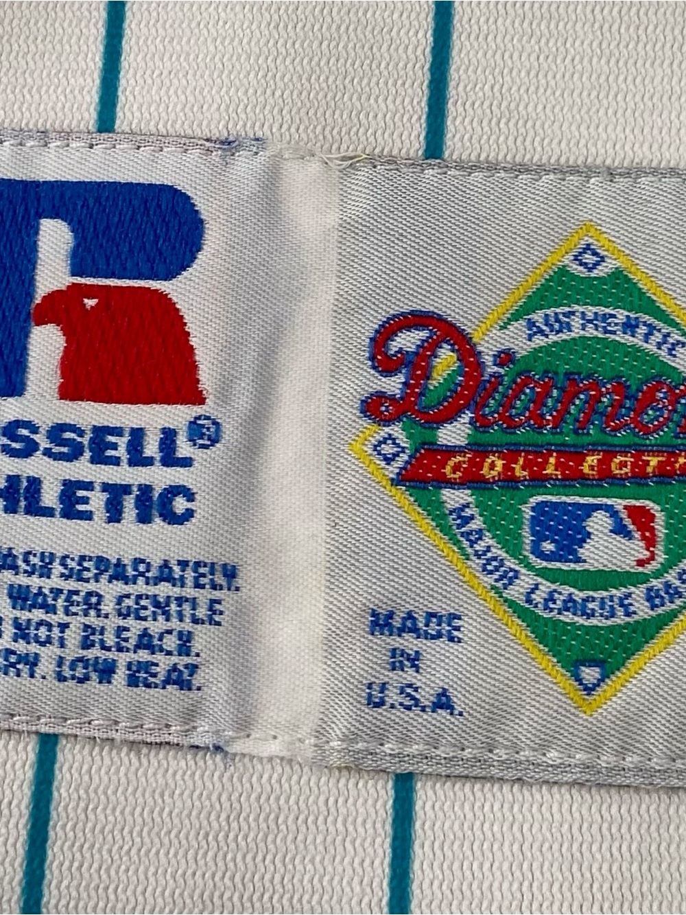 VTG 90’s Russell Athletic Florida Marlins Diamond Collection Baseball Jersey 44 - Picture 4 of 9
